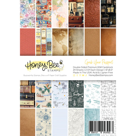 Get Your Passport Paper Pad 6x8.5 - 24 Double Sided Sheets