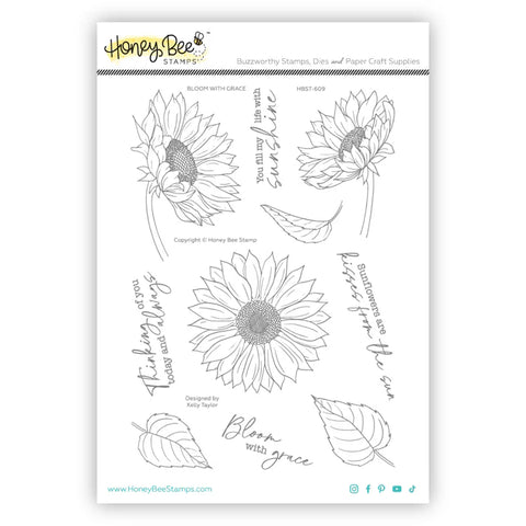 Bloom With Grace 6x8 Stamp Set