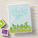 Hello & Thank You BetterPress + Foil Plates from the In The Garden Collection