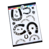 Happy Horseshoes 6x8 Stamp Set