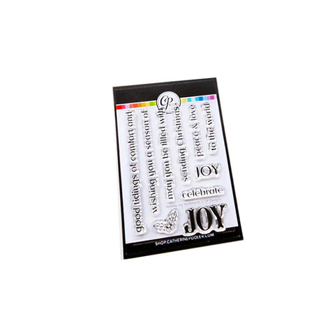 Holiday Joy Sentiments 3x4 Stamp Set