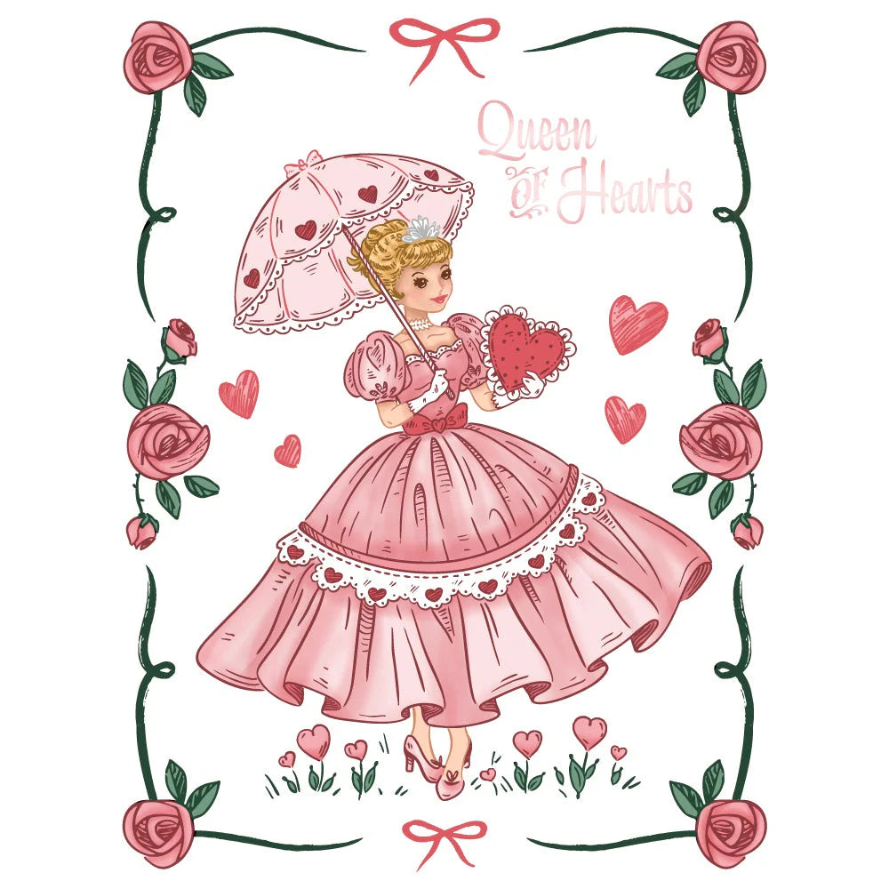 Queen Of Hearts 5x6 Stamp Set