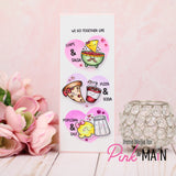 Food Pairs 4X6 Stamp Set