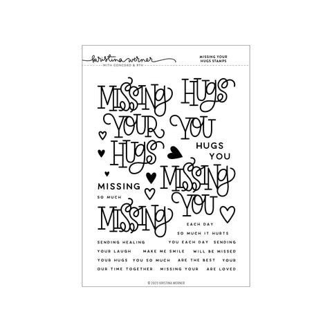 Missing Your Hugs Stamp Set (6 x 8)