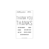 Thank You Words Stamp Set (4 x 6)