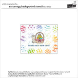 Easter Egg Background Stencils