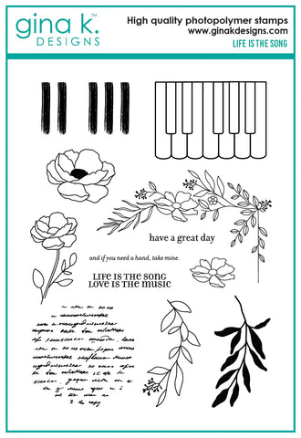 Life is The Song Stamp Set