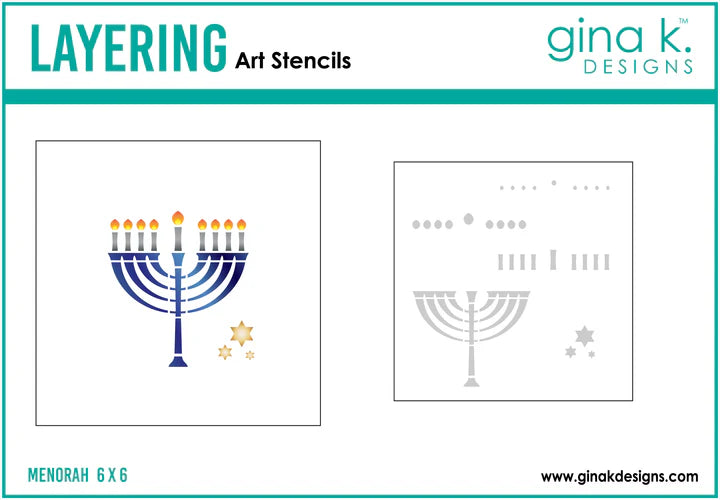 Menorah Stencil