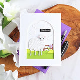 Counting Sheep Clear Stamp & Die Set from the On the Farm Collection