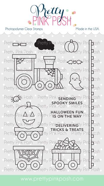 Halloween Train Stamp Set