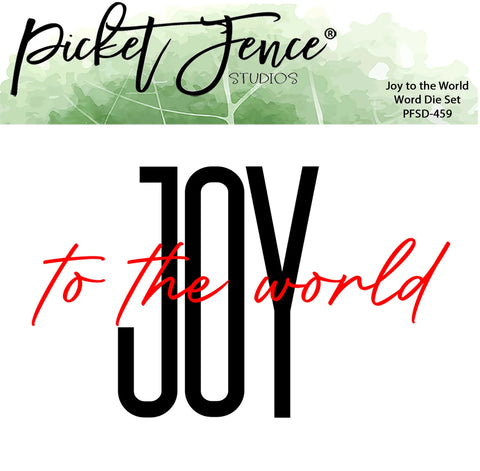 Joy to the World Word Die Set (Die size various)