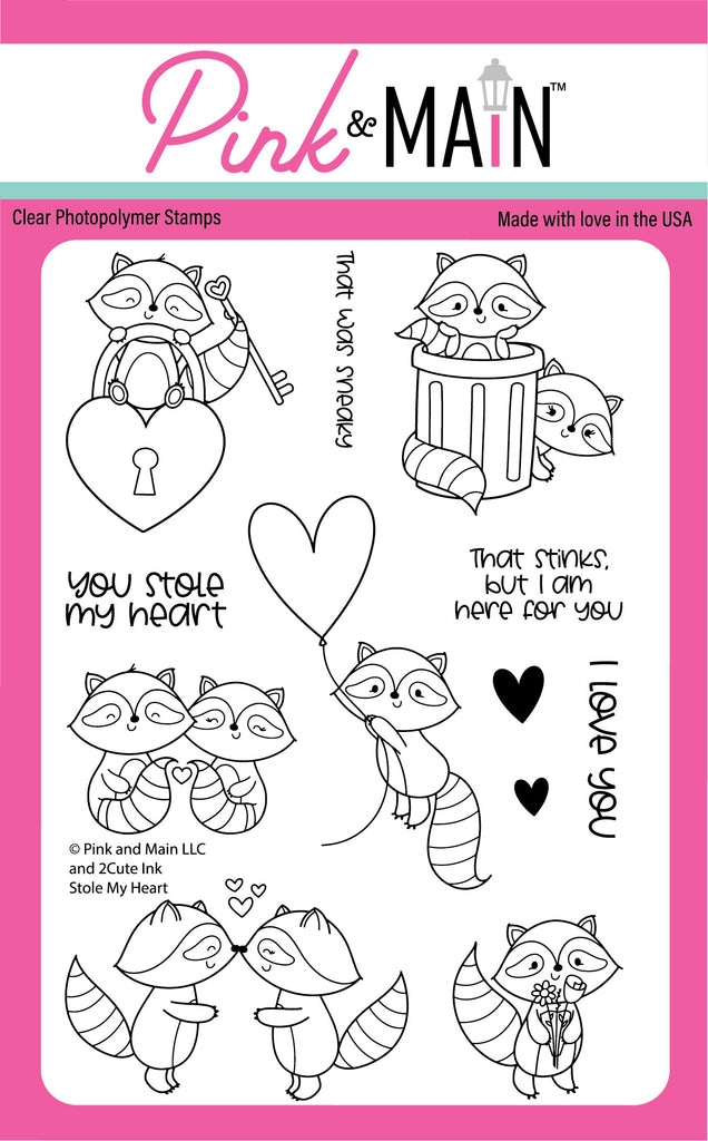 Stole My Heart 4X6 Stamp Set