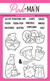 Food Pairs 4X6 Stamp Set