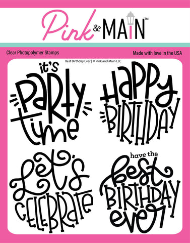 Best Birthday Ever 6X6 Stamp Set