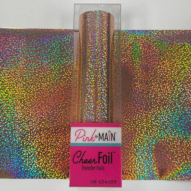 Glitter Peach Cheerfoil