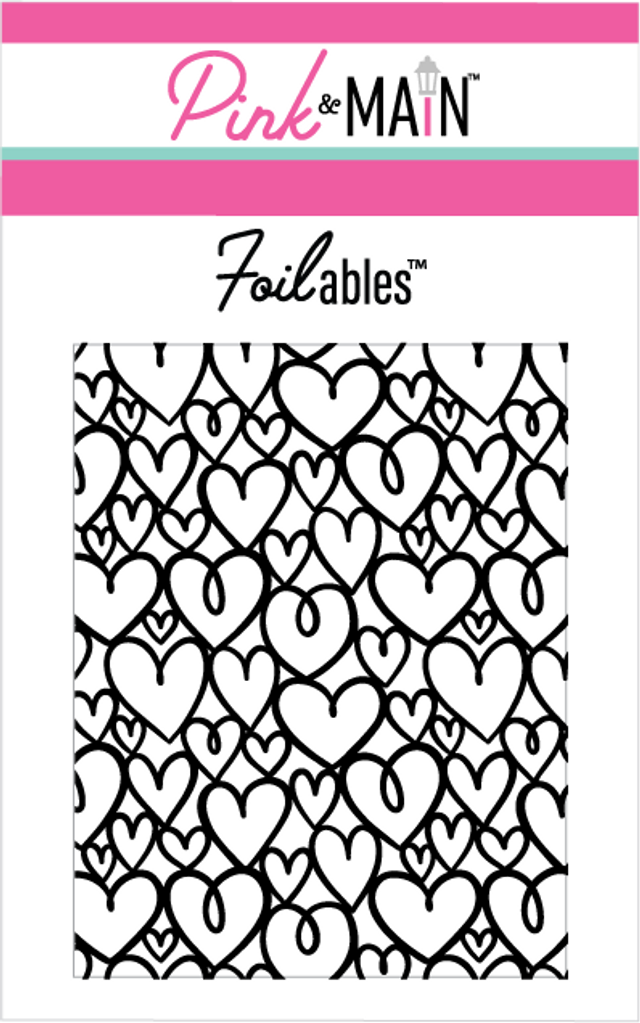 Panneau Foilables Loopy Hearts