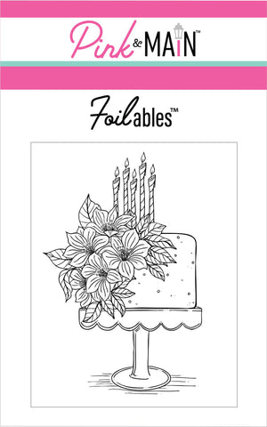 Floral Cake Foilables Panels