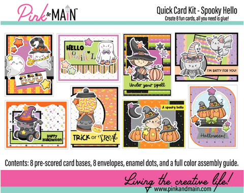 QUICK CARD KIT - SPOOKY HELLO