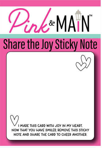 Share The Joy Sticky Notes