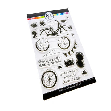 Pedaling By Stamp Set