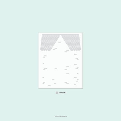 Our House 2D Embossing Folder