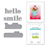 Hello Smile Etched Dies from the Out and About Collection