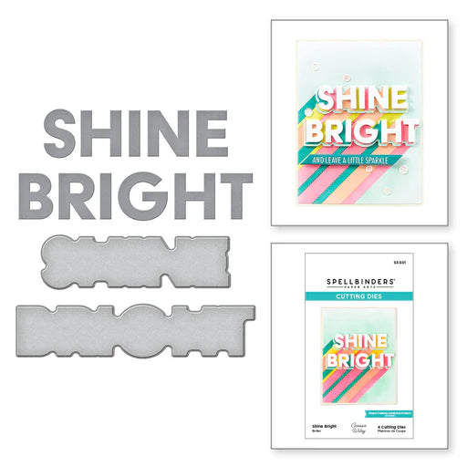 Shine Bright Etched Dies from the Shine Bright Collection by Carissa Wiley