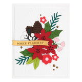 Matrices gravées Make It Merry Florals de la collection Make It Merry