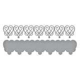 Timeless Hearts Border Etched Dies from the Timeless Collection