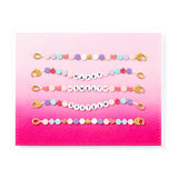 Bestie Beaded Bracelets Etched Dies from the Beads of Friendship Collection