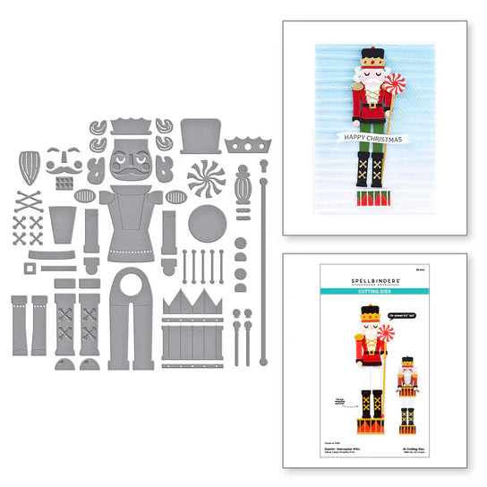 Dancin' Nutcracker Fitz Etched Dies from the Dancin' Christmas Friends Collection