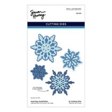 Layering Snowflakes Etched Dies from the Let It Snow Collection by Simon Hurley