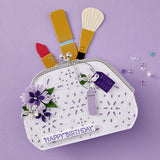 Gorgeous You Makeup Bag Etched Dies from the Gorgeous You Collection