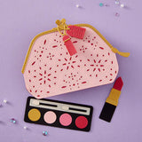 Gorgeous You Makeup Bag Etched Dies from the Gorgeous You Collection