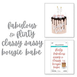 Fabulous Birthday Etched Dies from the Bougie Birthday Collection by Nina Boettcher