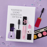 Gorgeous You Makeup Etched Dies from the Gorgeous You Collection