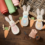 Felt Carrot Companion Etched Dies from the Spring Felt Stitch & Create Collection by Nichol Spohr