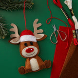 Felt Reindeer Etched Dies from the Felt Stitch & Create Collection by Nicole Spohr