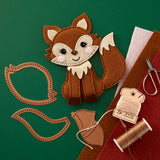 Felt Forest Fox Etched Dies from the Felt Stitch & Create Collection by Nicole Spohr