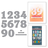 Bold Numbers Etched Dies from the Color Mix Celebrations Collection