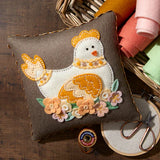 Felt Cozy Cluck Etched Dies from the Spring Felt Stitch & Create Collection by Nichol Spohr