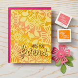 Spring Floral Stencil from the Friendship Blooms Collection