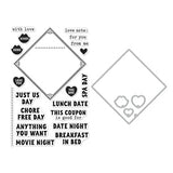 Love Note Messages Clear Stamps & Dies Bundle from the Love Notes Collection