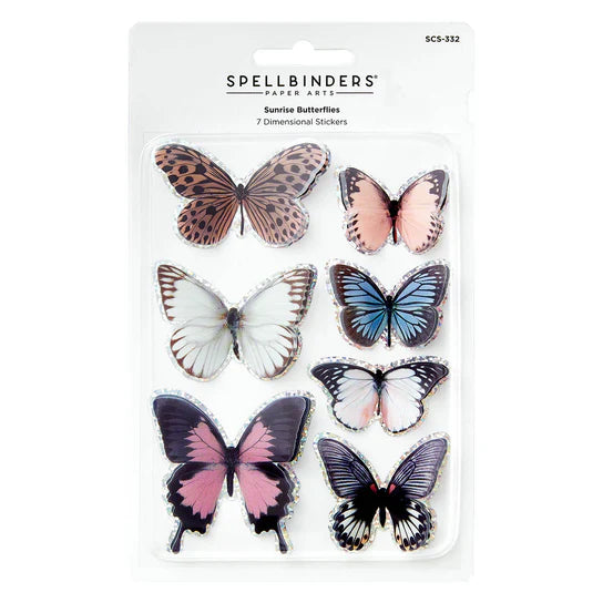 Sunrise Butterflies Stickers from the Timeless Collection