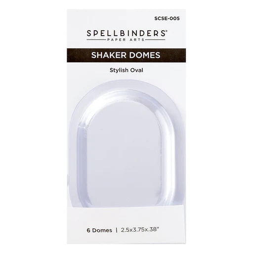 Stylish Oval Shaker Dome - 6 pack