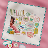 Just Sayin' Chipboard Die Cuts from the Just Sayin' Collection by Kelly Bangs