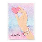 Bestie Alphabet Beads & Sentiments Clear Stamp & Die Set from the Beads of Friendship Collection