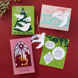 Christmas Blessings Sentiments Clear Stamp Set from the Season of Wonder Collection by Stampendous