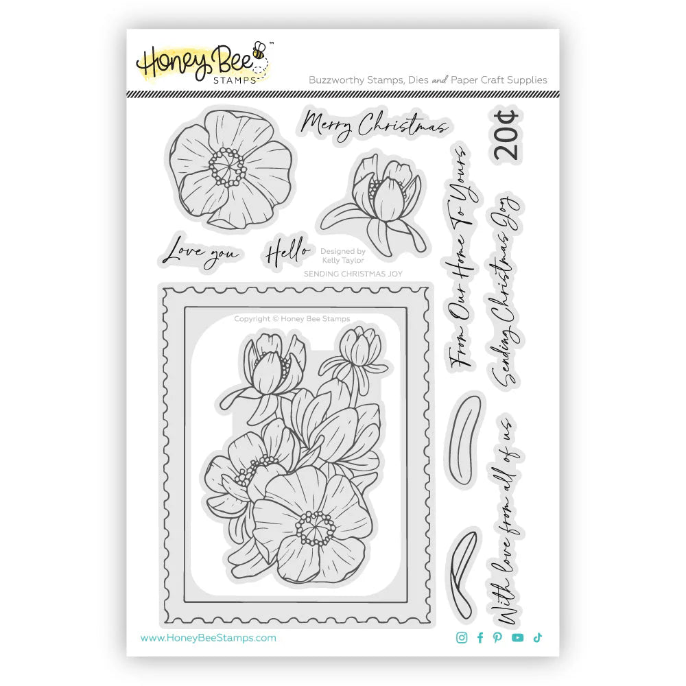 Sending Christmas Joy 6x8 Stamp Set