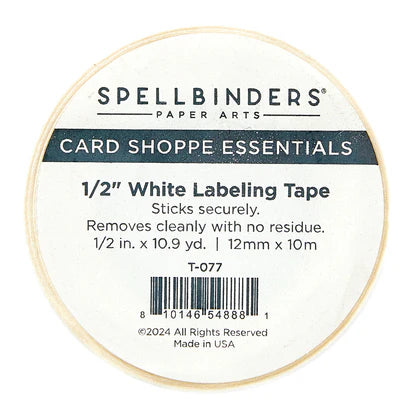 White Labeling Tape 1/2"